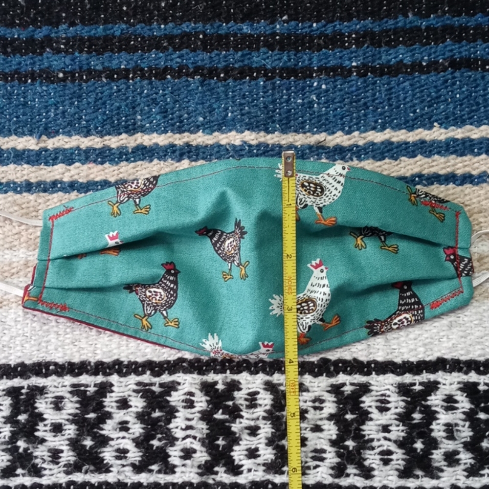 3/20 Chicken Cloth Face Mask - Picture 6 of 7